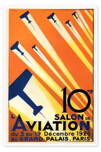 10 Salon de Aviation – Paris 1926 de Vintage Advertising Collection