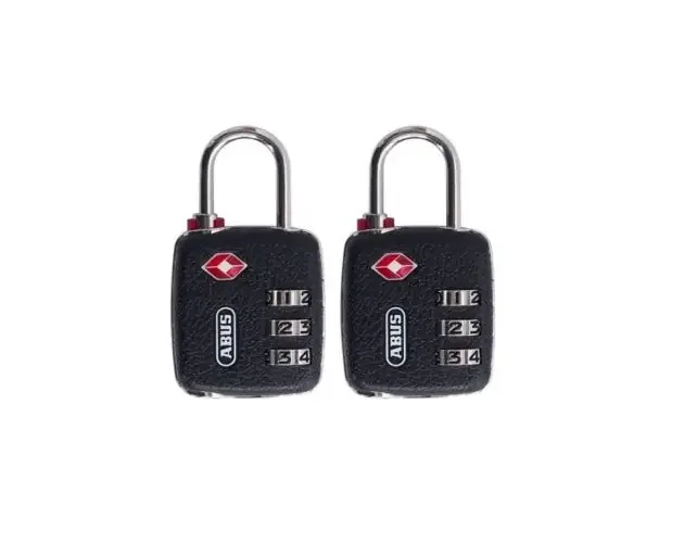 2 candados de combinación 146-30mm tsa black blister | Brico Depôt Consegna Rapida