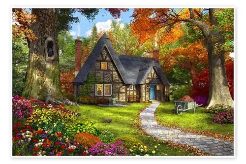 29562 The LIttle Autumn Cottage de Dominic Davison MGL Licensing