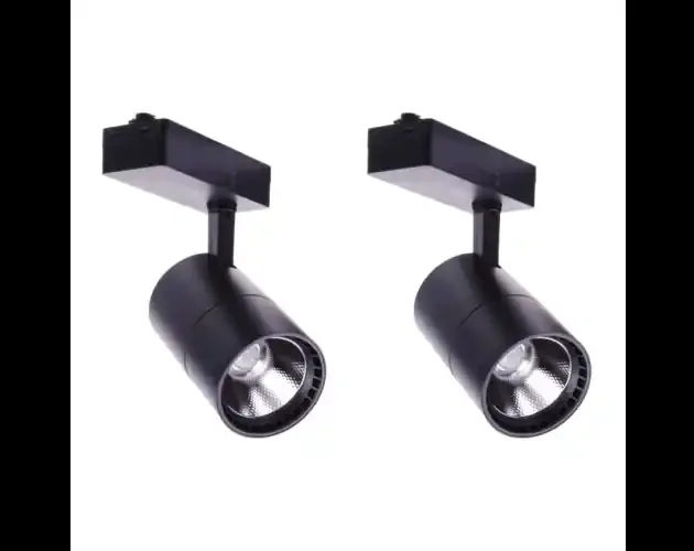 2x foco LED carril 40w, luz fria 6000k, 2700 lm, 220v monofásico, negro | Brico Depôt Miglior Prezzo