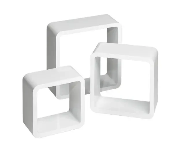 3 estanterías para pared lena, blanco | Brico Depôt Solo Oggi