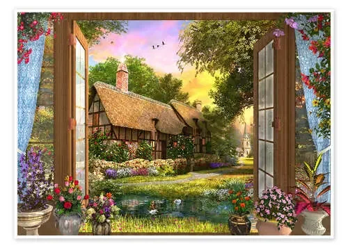 30026 Cottage View Sunset de Dominic Davison MGL Licensing