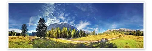 360 ° mountain panorama in the Wettersteingebirge south face with Mieminger chain de Michael Rucker