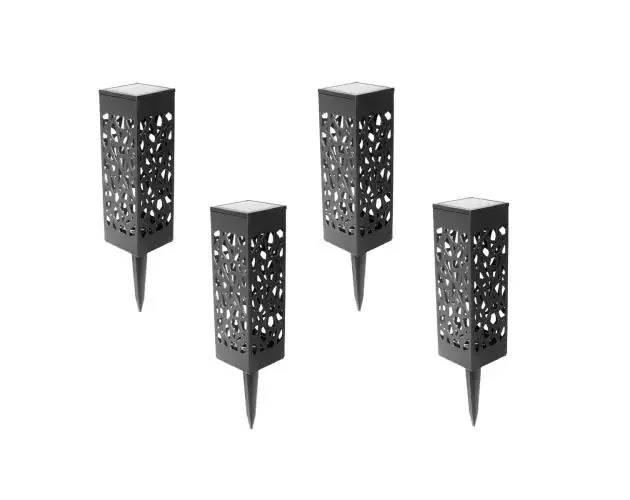 4 balizas solares para colocar/clavar h28cm 4x organic | Brico Depôt Certificato