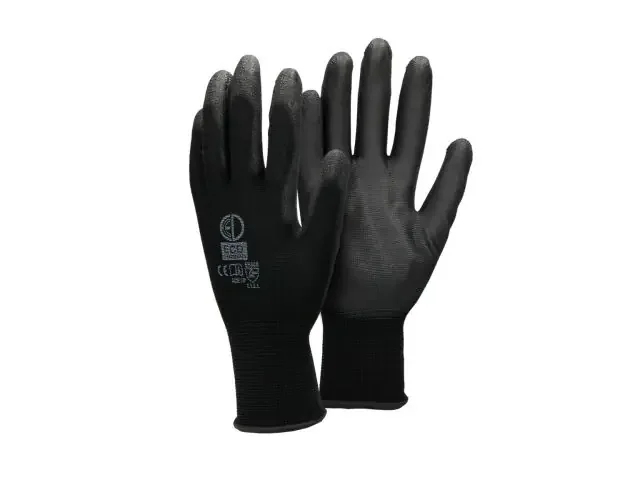 480x par de guantes de trabajo de pu, 10- xl nylon negro ecd germany | Brico Depôt Quantità Limitata