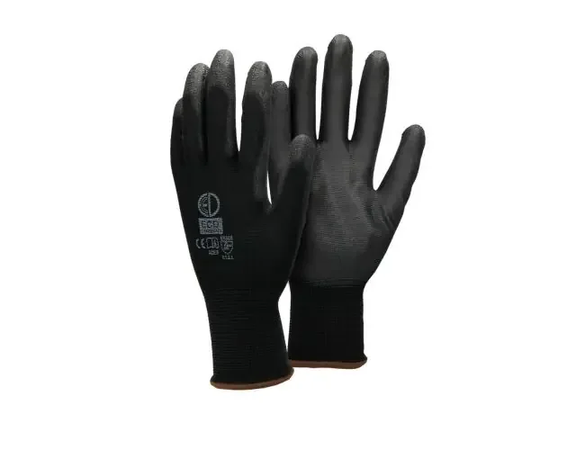48x guantes antideslizantes pu talla 9-l, negro | Brico Depôt Ultima Occasione