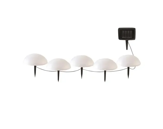5 balizas solares de media luna ∅15cm half moon | Brico Depôt Lusso