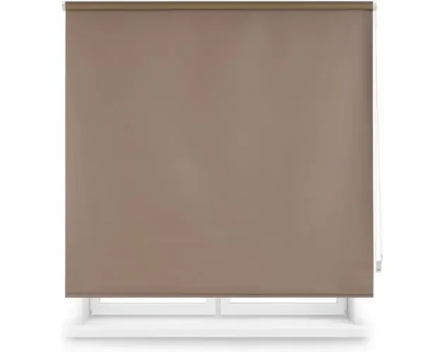 A Buon Prezzo Estor opaco enrollable premium 110×220 marrón | Brico Depôt