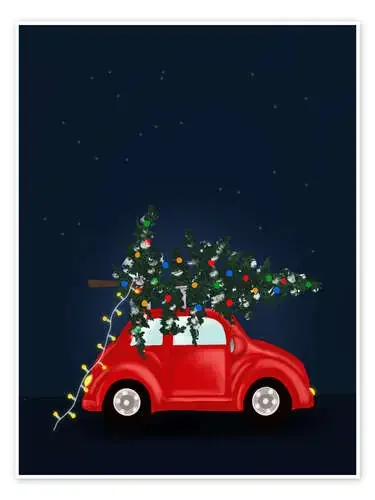 A casa para Navidad con árbol de Navidad de Sybille Sterk
