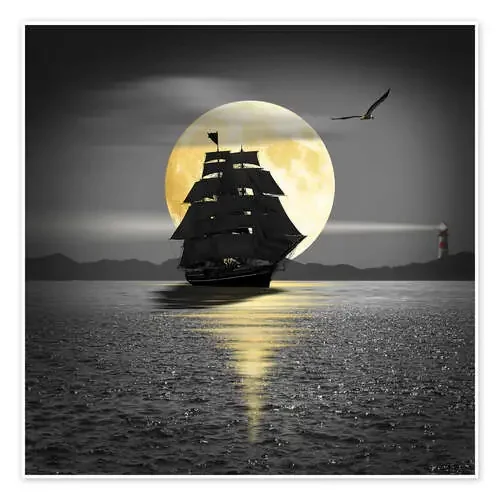 A ship with black sails de Monika Jüngling