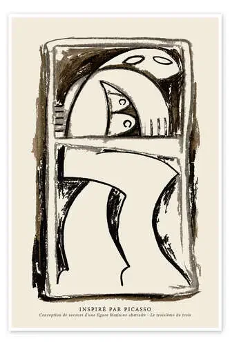 Abstract Female Nude, No. 3 Nook Vintage Archive