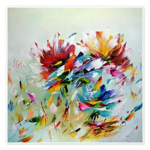 Abstract flowers de Theheartofart Gena