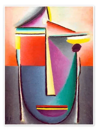 Abstract head Life and death de Alexej von Jawlensky akg-images