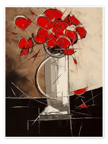 Abstract Poppies de JIEL