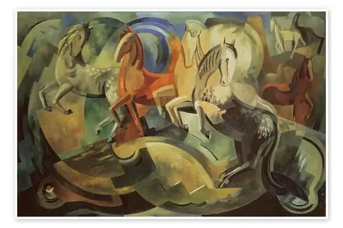 Abstraction of Horses, 1939 de Mainie Jellett