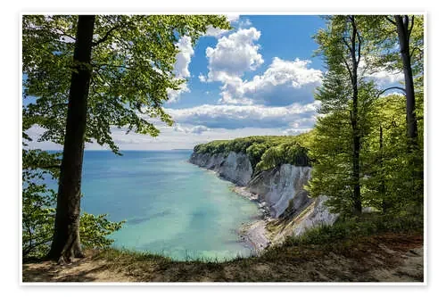 Acantilados de caliza en la isla de Rügen I de Rico Ködder