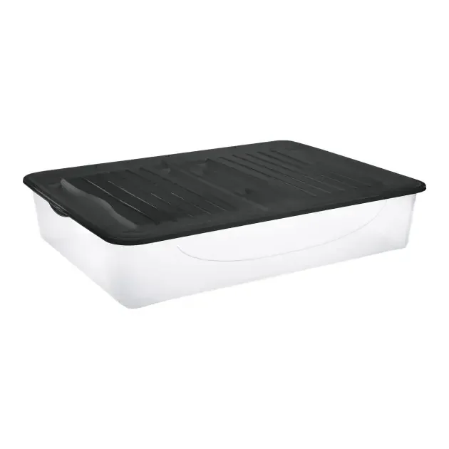 Acquista Ora Caja de plástico con tapa 56 l 79 x 59 x 16,8 cm | Brico Depôt