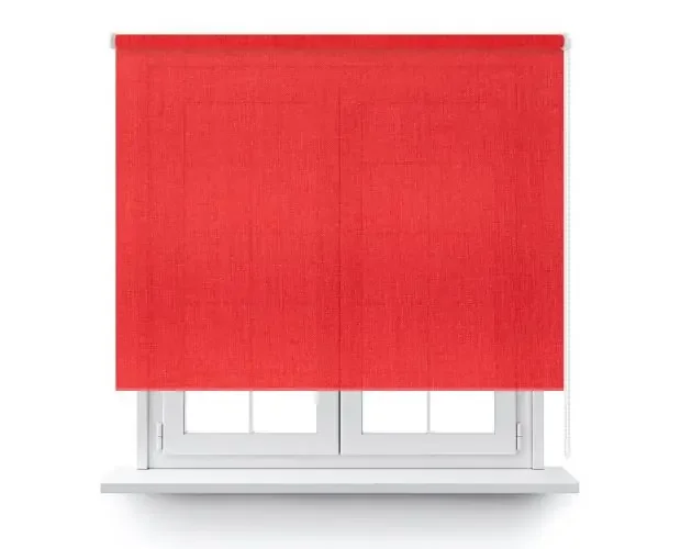 Acquista Ora Estor enrollable translúcido rojo 150x200cm. | Brico Depôt