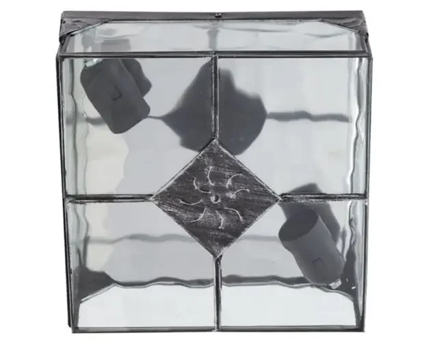 Acquista Ora Fab 075582510 | plafon estepa plata 2xE27 25x25x11 | Brico Depôt