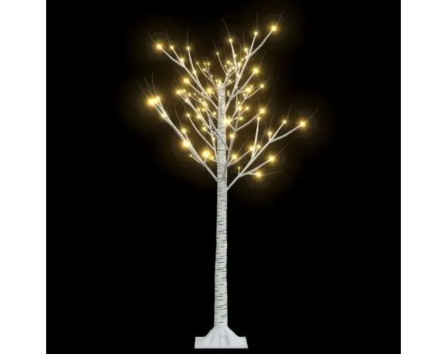 Acquista Ora vidaXL árbol de navidad LED blanco cálido sauce interior exterior 1,2m | Brico Depôt