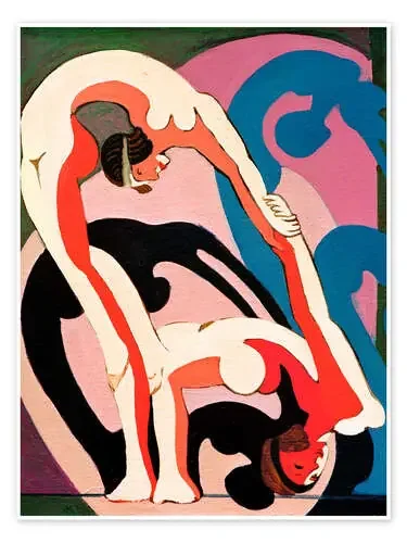 Acrobatas de Ernst Ludwig Kirchner akg-images