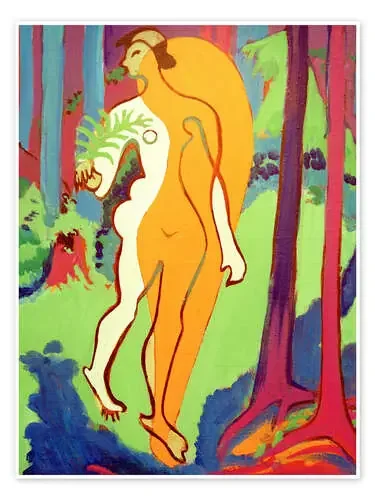 Actúa en naranja y amarillo de Ernst Ludwig Kirchner akg-images