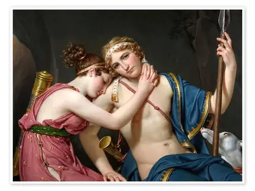 Adiós a Telémaco y Eucharis de Jacques-Louis David Master Collection
