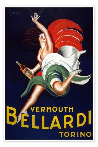 Advertising Poster for Bellardi Vermouth, 1927 de Leonetto Cappiello Granger Collection