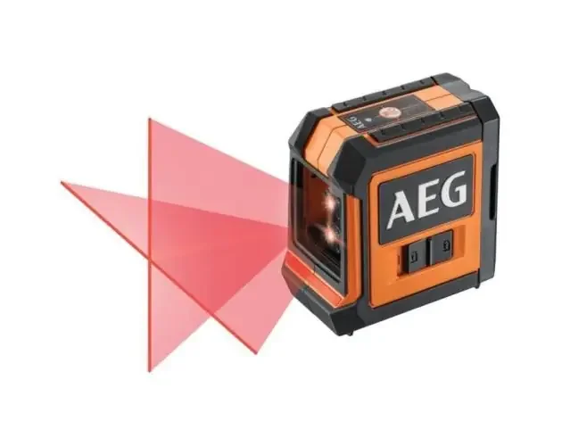 AEG – nivel láser en cruz, alcance 15 m, láser rojo, 2 líneas, con 1 adapta | Brico Depôt Popolare