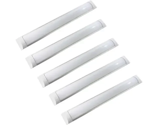 Affare 5x regletas LED slim 36w, color blanco neutro 4200k, 120cm | Brico Depôt