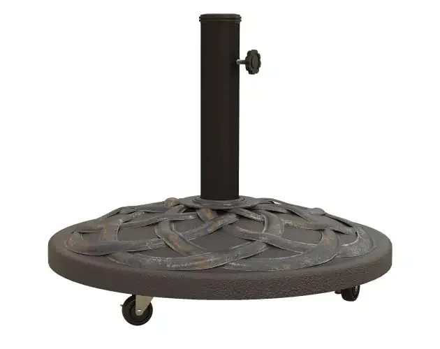 Affare Base de sombrilla 52x52x38 cm metal, cemento color decorado Outsunny | Brico Depôt