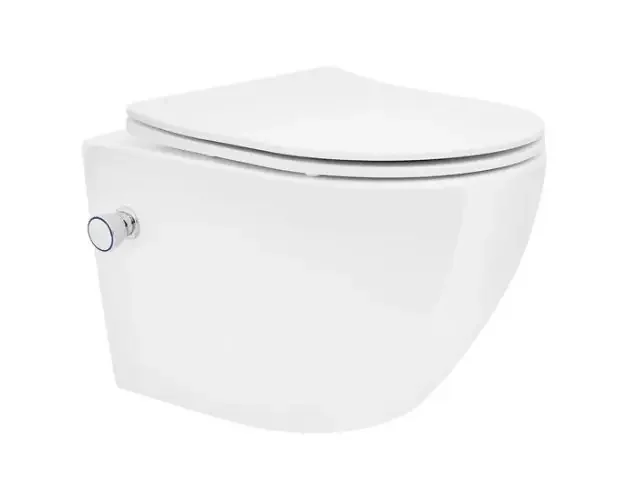 Affare Inodoro suspendido con función bidé 49x36x37 cm blanco ml-design | Brico Depôt