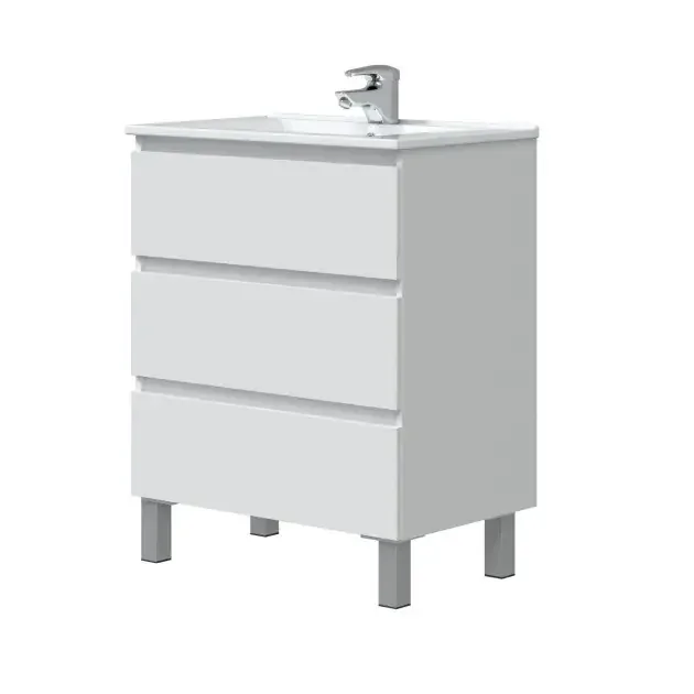 Affare Mueble Thea 70 cm 3 cajones blanco. | Brico Depôt