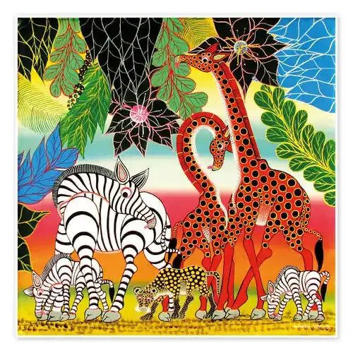 African animals in the jungle de Chiwaya Tanzania Art & Licensing