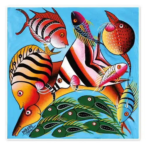 African fish species de Mrope Tanzania Art & Licensing
