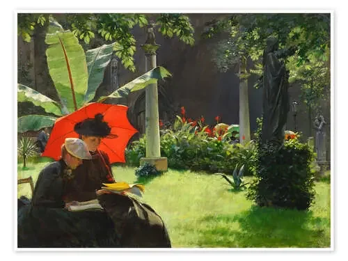 Afternoon in the Cluny Garden, Paris de Charles Courtney Curran akg-images