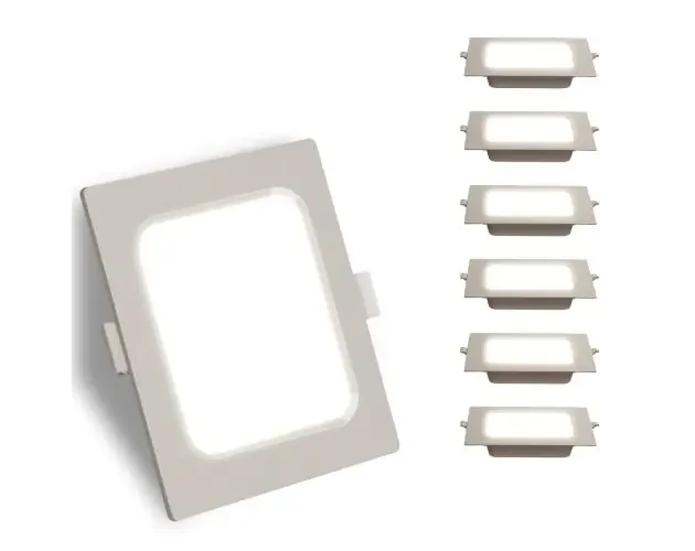 Aigostar downlight LED empotrado, 6w 620lm, 4000k. Ф95-100mm, paquete de 6 | Brico Depôt Ultimissimo Modello