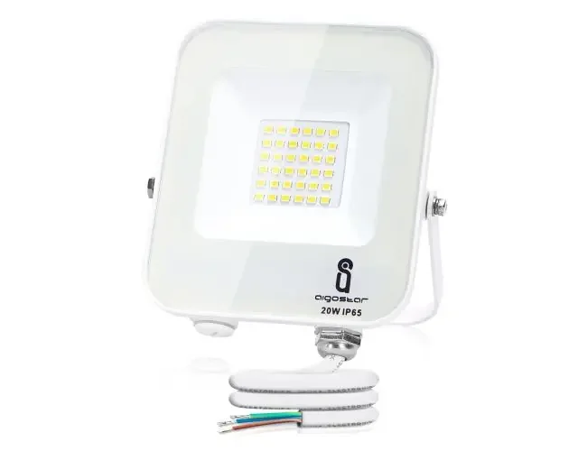 Aigostar foco LED de exterior 20w 1800lm foco proyector LED, ip65 , 6500k | Brico Depôt Garanzia Inclusa