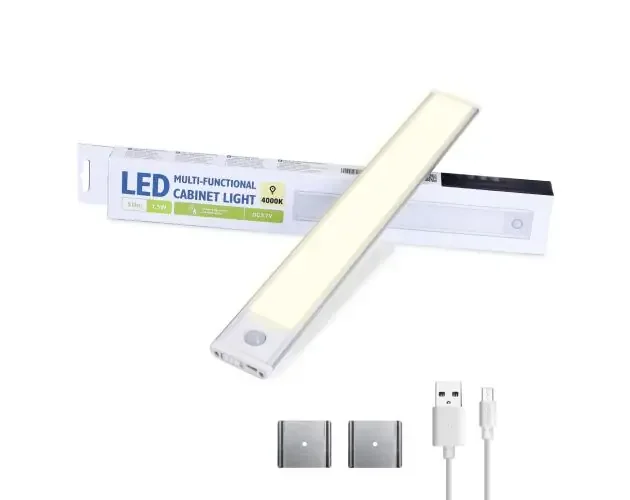 Aigostar luz armario con sensor de movimiento recargable 1100mah | Brico Depôt Compra Adesso
