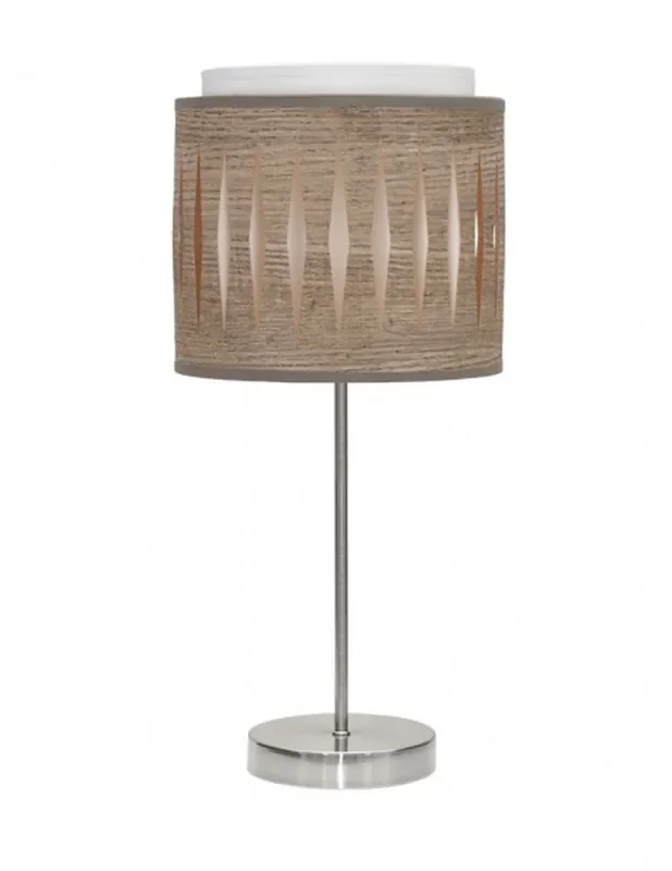 Alexandra Lámpara de Mesa Madera Gris