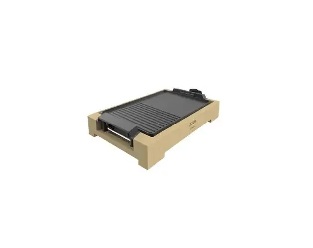 All’Ingrosso Cecotec plancha eléctrica plancha de cocina tasty&grill 2000 bamboo black | Brico Depôt