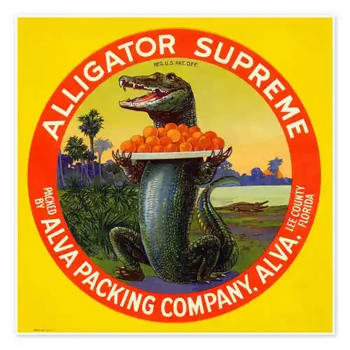 Alligator Supreme de Vintage Advertising Collection