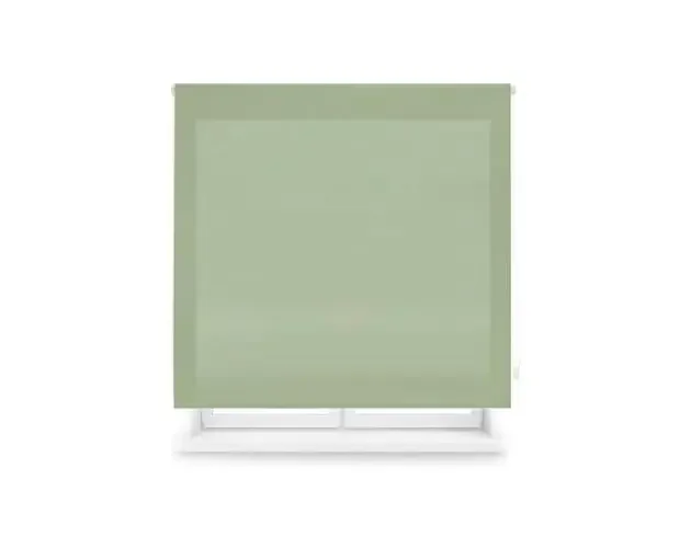 Alta Qualità Estor enrollable translúcido a medida 130×175 verde pastel | Brico Depôt