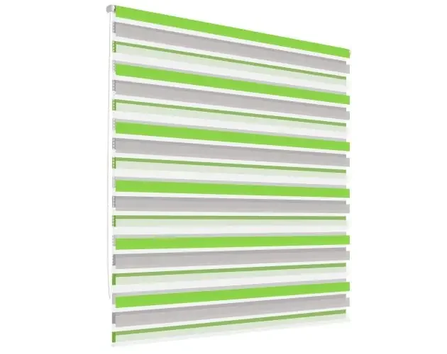Alta Qualità Persiana doble 55×150 cm- color verde-gris-blanco ecd germany | Brico Depôt