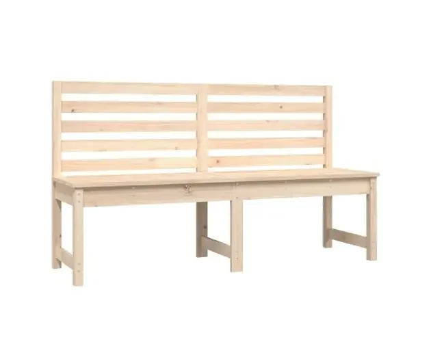 Alta Qualità vidaXL banco de jardín madera maciza pino 157,5 cm | Brico Depôt