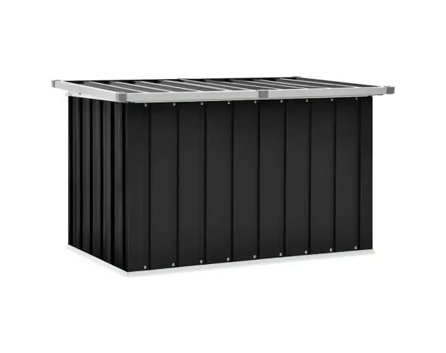 Alta Qualità vidaXL caja de almacenaje para jardín gris antracita 109x67x65 cm | Brico Depôt