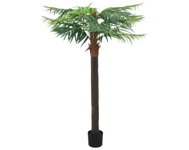 Alta Qualità vidaXL palmera fénix artificial con macetero 215 cm verde | Brico Depôt