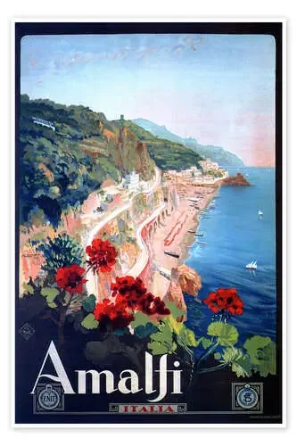 Amalfi, Italia de Vintage Travel Collection