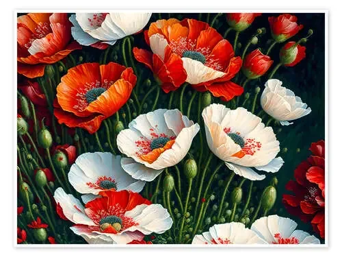 Amapolas de Elena Dudina