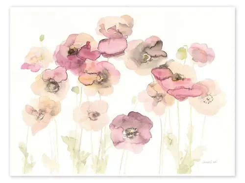 Amapolas delicadas de Danhui Nai Wild Apple Graphics